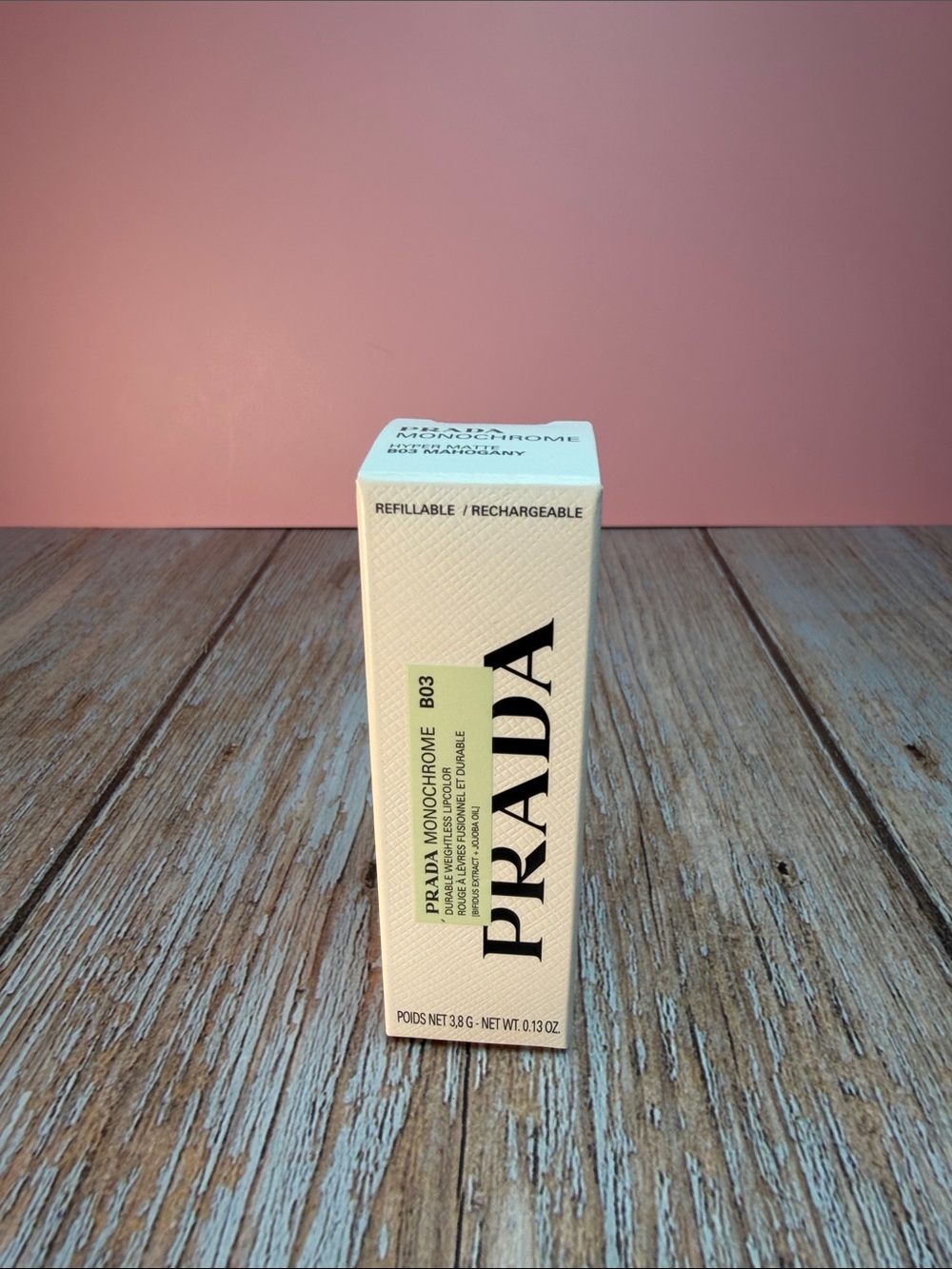 Prada Monochrome Refillable Balm B03 - HYPER MATTE B03 Mahogany